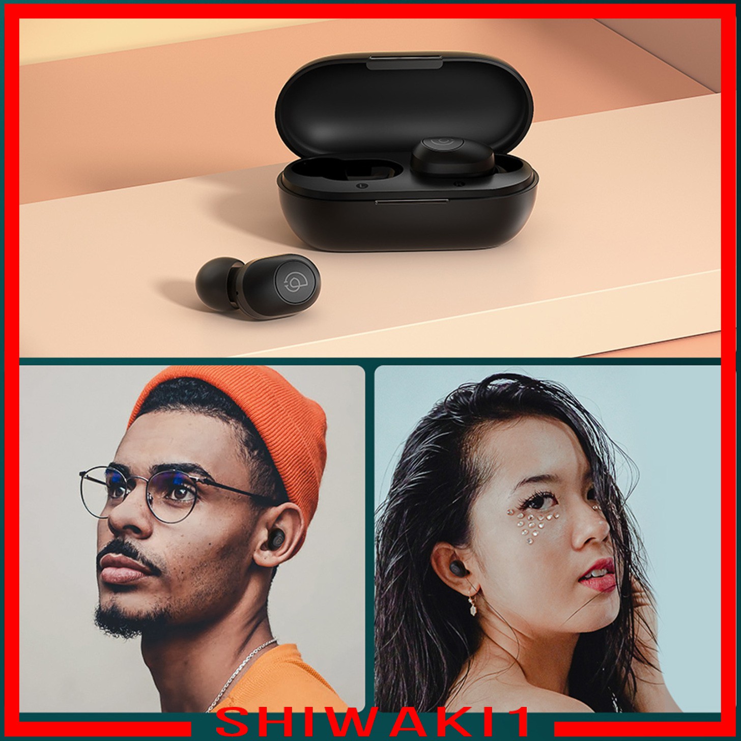 Tai Nghe Nhét Tai Bluetooth 5.0 Không Thấm Mồ Hôi Shiwaki1