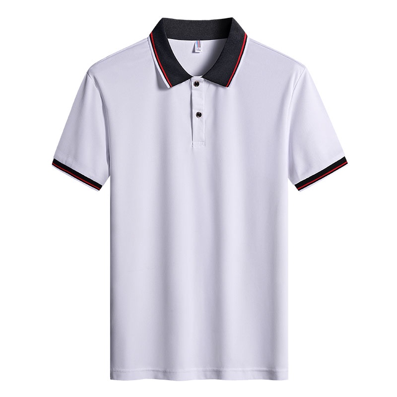 Áo Thun Polo Ngắn Tay Màu Trơn Thời Trang Size L-5XL