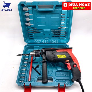 [FreeShip] Máy khoan đa năng 2000w - KÈM Phụ kiện - Máy Khoan bê tông, tường, bắt vít, gỗ, kim loại, gạch, siết bulong
