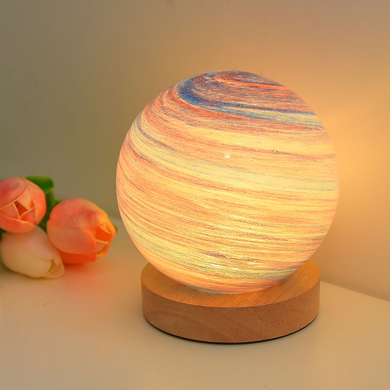 Đèn Ngủ Để Bàn Hình Mặt Trăng Hành Tinh 3D Sáng Tạo Dành Cho Bạn Gái