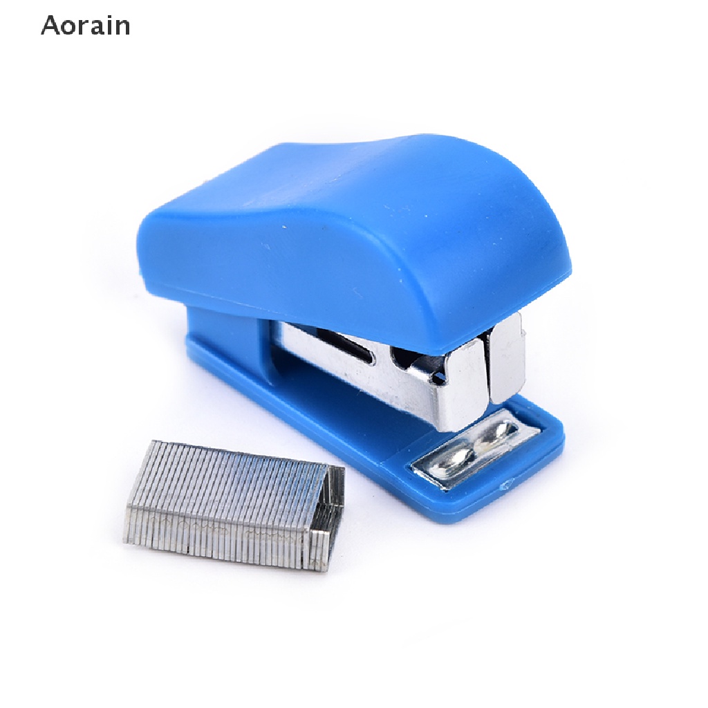 Bộ Dụng Cụ Dập Ghim Mini Họa Tiết Hoạt Hình Dành Cho Văn Phòng / Trường Học