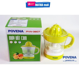 Máy vắt cam,máy ép cam Povena PVN-3807 công suất tối ưu,vắt tiện lợi,bảo hành 12 tháng