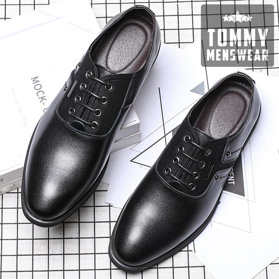Giày Nam Công Sở - TẶNG TẤT - Giày Tây Nam Da Bò Lịch Lãm Sang Trọng GD87 | BigBuy360 - bigbuy360.vn