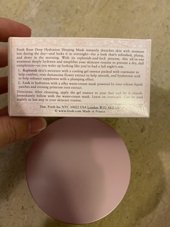 Mặt nạ ngủ Fresh Rose deep Hydration fullbox