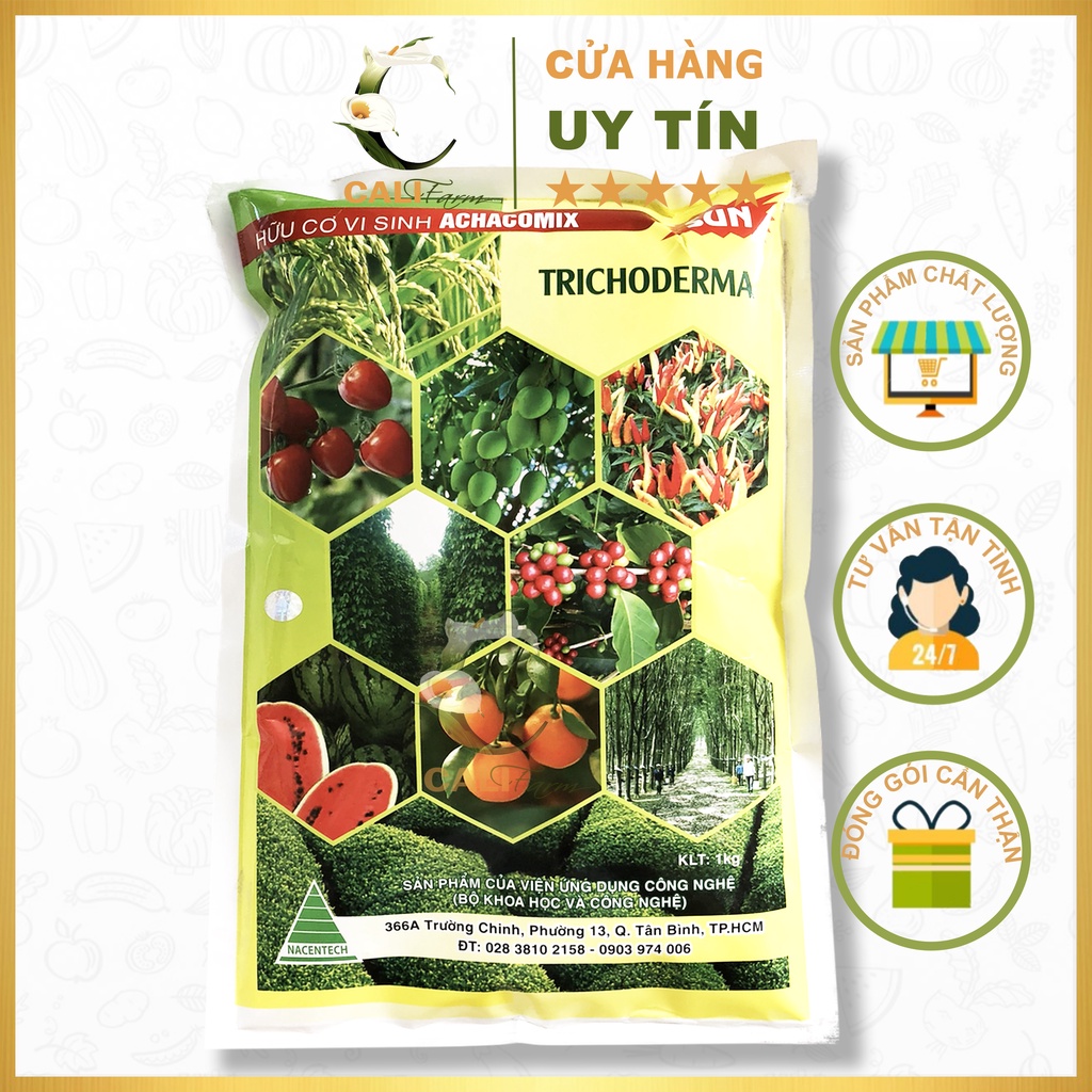 Nấm Đối Kháng Trichoderma - Men Hữu Cơ Vi Sinh ACHACOMIX TRICHODERMA SUN 1kg