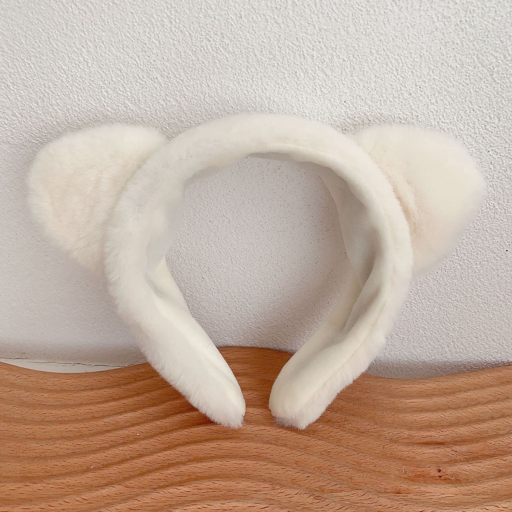 Băng đô tai mèo dễ thương phong cách Hàn Quốc nhiều màu tùy chọn cho nữ