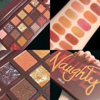Bảng phấn mắt dikalu 18 ô nhũ lì vỏ nâu naughty