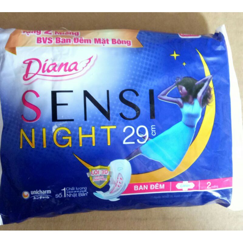 Combo 24 miếng Diana SENSI ban đêm 29cm