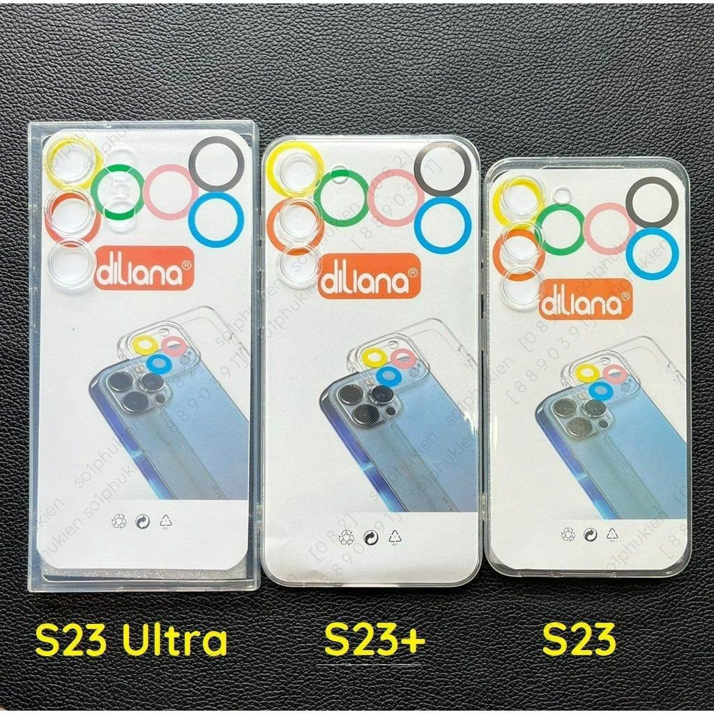 Ốp lưng Samsung S23 Ultra/ Samsung S23+ (s23 plus)/ Samsung S23 dẻo trong bảo vệ camera bền đẹp