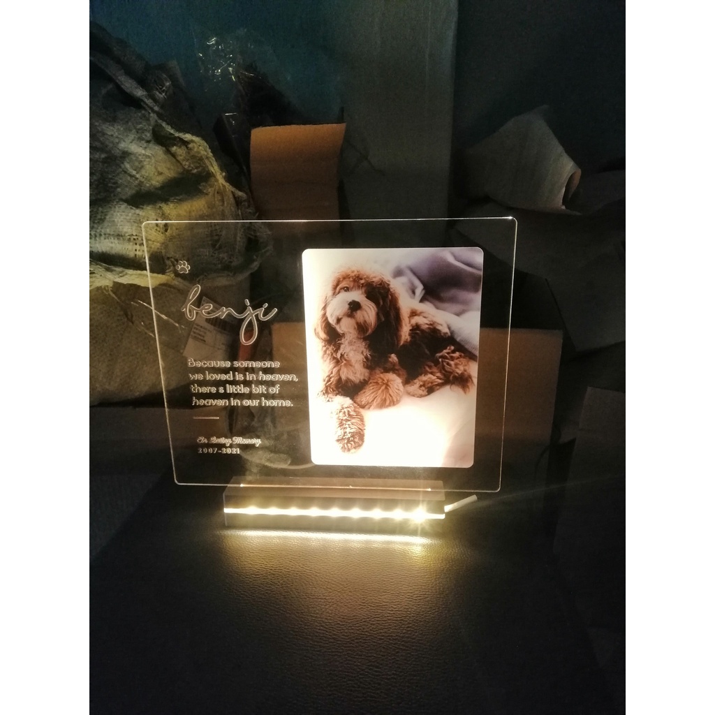 Đèn Ngủ Mica Led 3D - Nhiều Màu - Khắc Cắt Theo Ý Khách Hàng