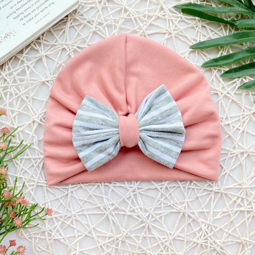 Nón Turban Nhiều Kiểu Nhiều Màu Cho Bé Gái