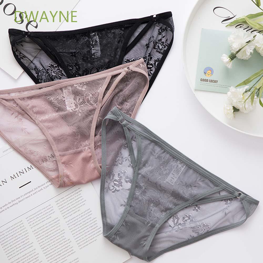 Quần Lót Cotton Nylon Siêu Mỏng Phối Ren Hoa Xuyên Thấu Thoáng Khí Thời Trang Hàn Quốc Cho Nữ | BigBuy360 - bigbuy360.vn
