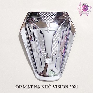 Ốp mặt nạ nhỏ xi mạ crom vision 2021