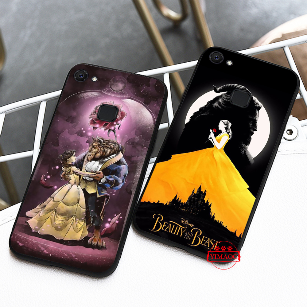 Ốp Lưng Mềm In Hình Hoạt Hình Beauty And The Beast Cho Vivo V5 Plus V7 Y75 Y79 V9 Y85 Y89 V11 V15 Pro Y11 U3 Y11S V20I 16a