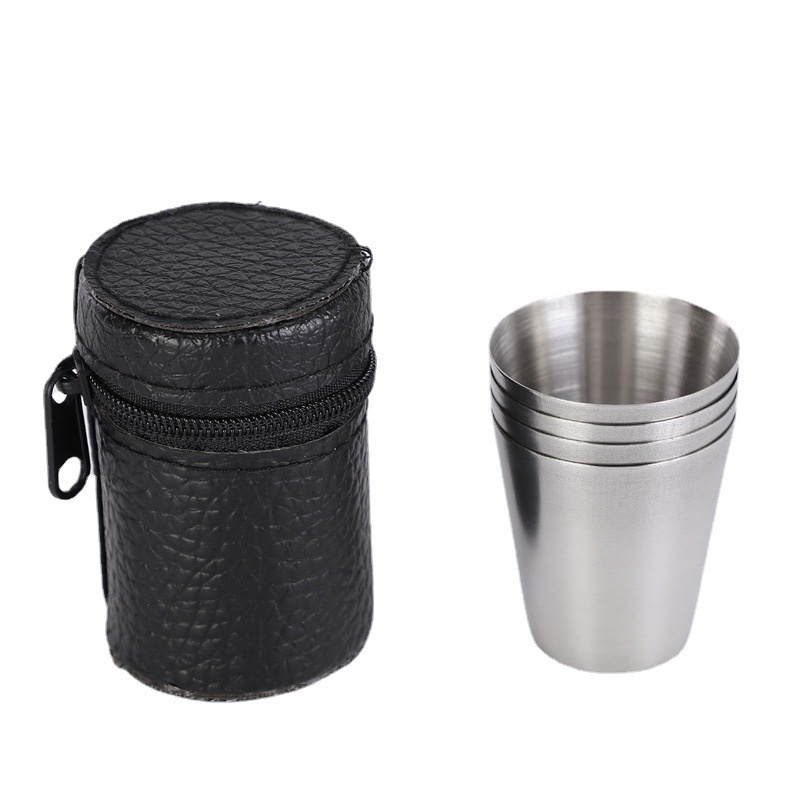 Cốc ly inox 304 30ml dùng để uống rươ.u, uống nước