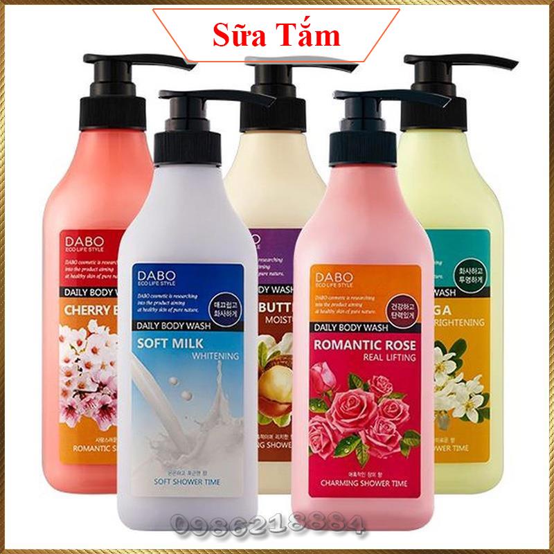 Sữa tắm trắng mịn da Dabo Daily Body Wash hương thơm tự nhiên DDB5