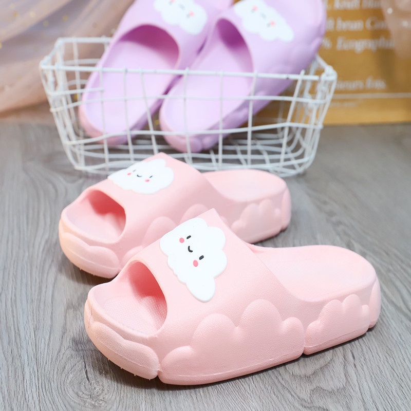 Dép Đi Trong Nhà/Ngoài Trời Dày Dặn Chống Trượt Hình Đám Mây Dễ Thương sf8460