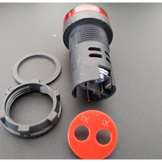 Đèn báo pha phi 22/220v màu đỏ