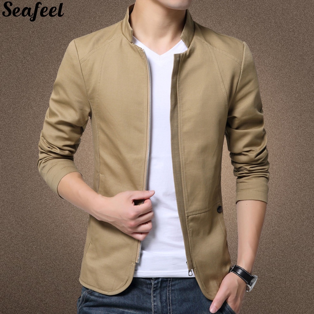 Áo Khoác Cổ Đứng Size Lớn Thời Trang Công Sở Thanh Lịch