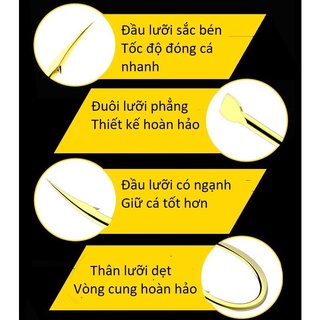 LƯỠI CÂU CÁ CHÉP NHẬT BẢN SUPER SHARP SIÊU BÉN LC17