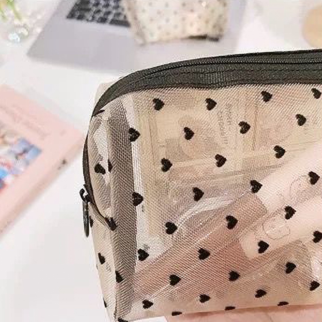 Túi du lịch đựng bút mỹ phẩm đồ trang điểm phong cách Hàn Quốc