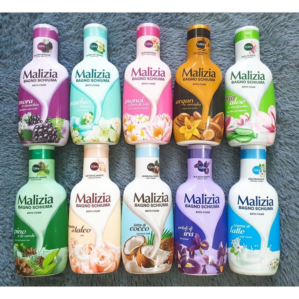 Sữa tắm Malizia 1000ml của Ý