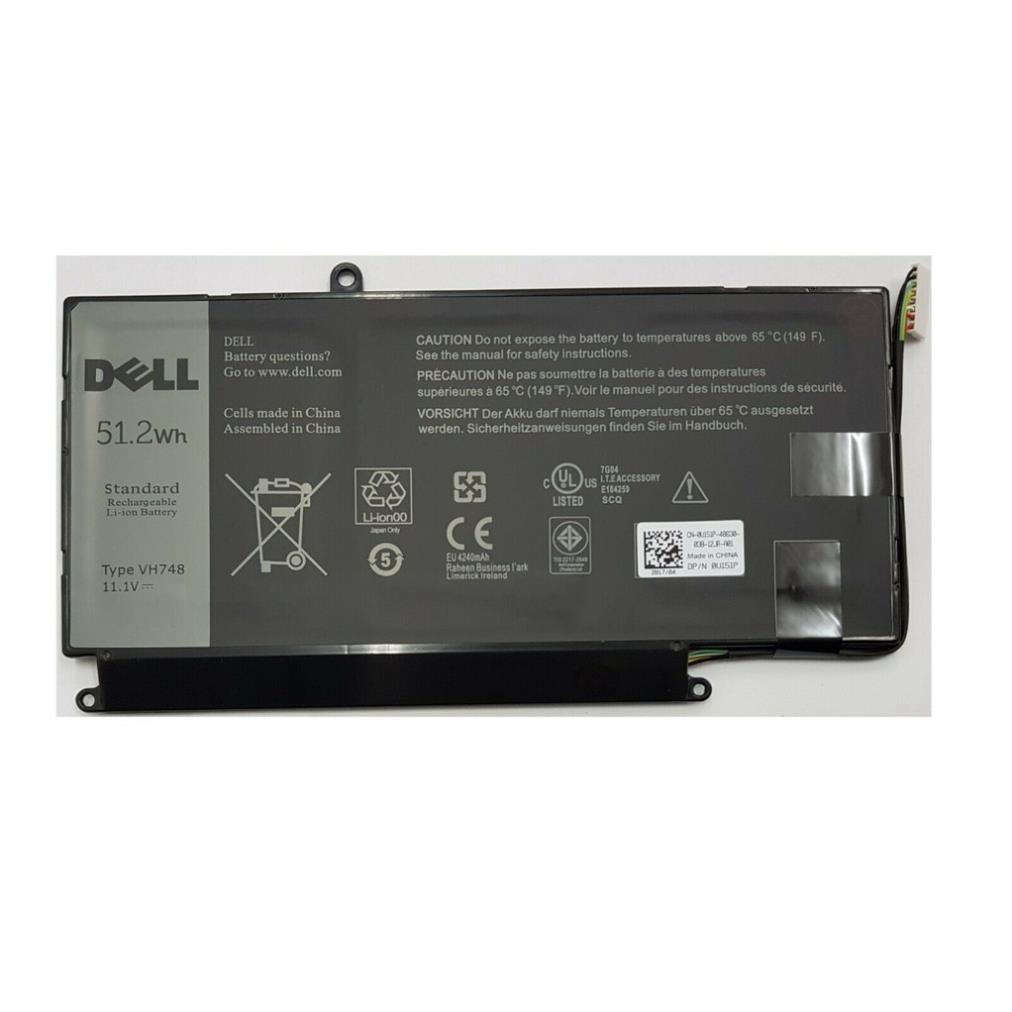 Pin dell vostro 5460 ZIN pin 6 cell dẹt lắp trong máy Vostro 5460 5470 5480 5560 5570 14-5439 Inspiron 14zD-3526