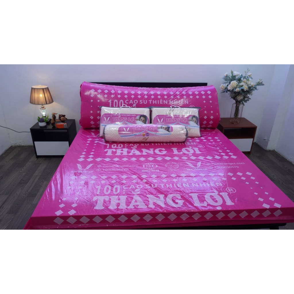 NỆM CAO SU THIÊN NHIÊN 100% THẮNG LỢI BẢO HÀNH 15 NĂM SỤT LÚN VÀ TỐT NHẤT TRONG CÁC DÒNG NỆM