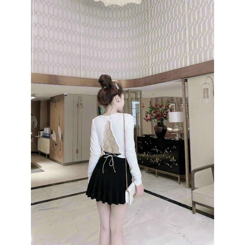 Áo crotop dáng ngắn dài cá tính (ảnh thật)