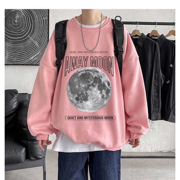 Áo Sweater Nỉ Nam Nữ Form Rộng Cổ Tròn Dài Tay Nhiều Hình Hd02