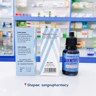 Xanh Methylen - Sát khuẩn ngoài da (Lọ 20ml)