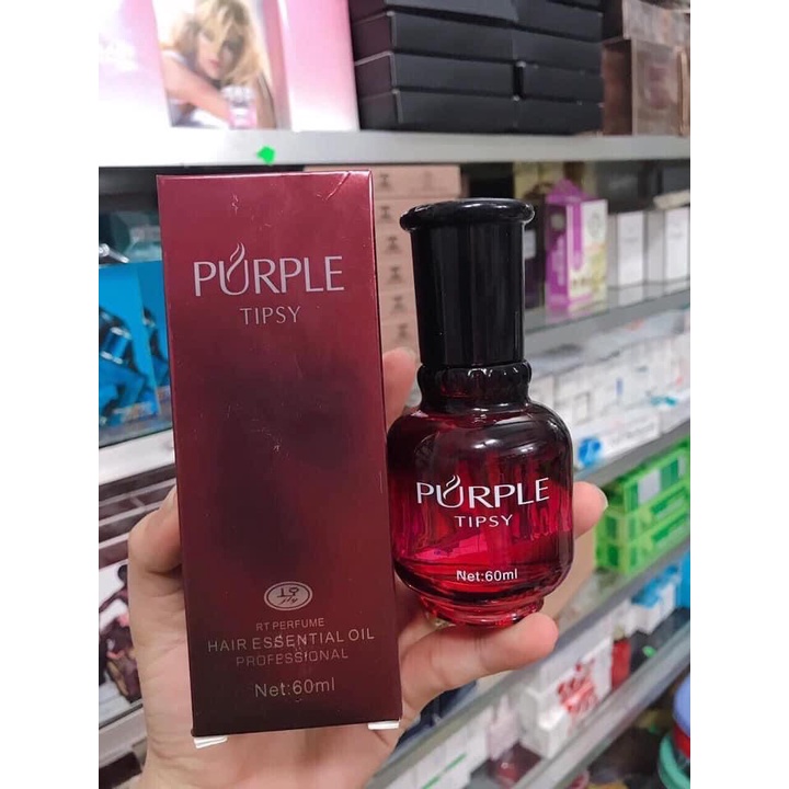 Tinh dầu dưỡng tóc PURPLE TIPSY 60ML Phục Hồi Hư Tổn Và Kích Mọc Tóc