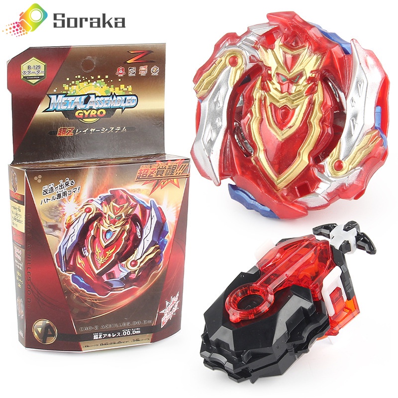 Beyblade Burst B-129 Cho-Z Achilles.00 DM Trong Tay Cầm Phóng B184 Cho Bé Trai
