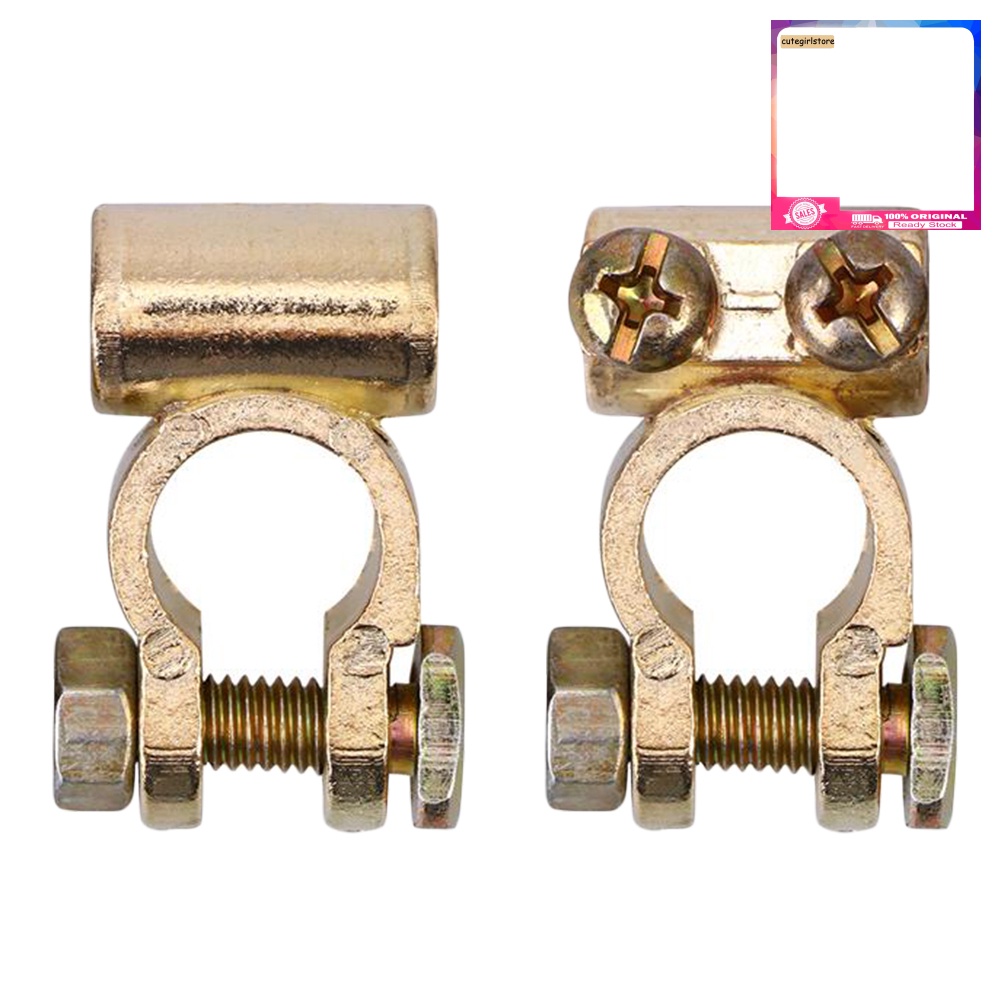 Bộ 2 Kẹp Cực Dương + Âm Bằng Hợp Kim Cho Xe Hơi