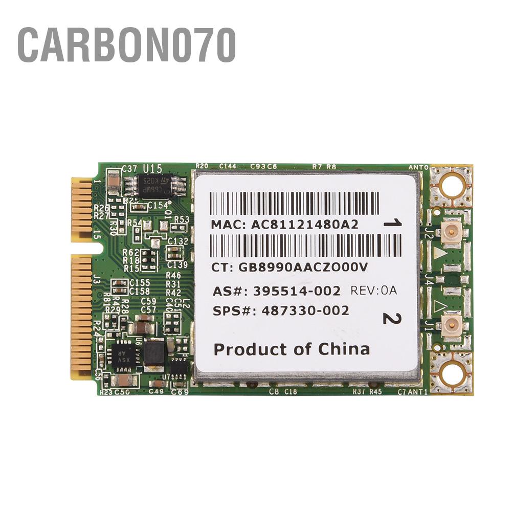 Hàng Sẵn Card WIFI Intel không dây mini PCI-E băng tần kép 2.4G + 5G chuyên nghiệp cho HP / MAC / DELL / Acer【Carbon070】