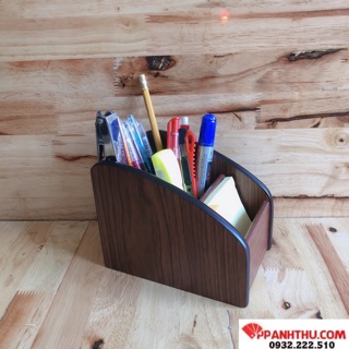 KHAY KỆ CẮM BÚT GỖ 7000 (15,6x10x12,5cm)