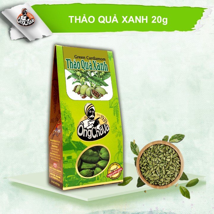 Thảo Quả Xanh Ông Chà Và 20gr (Green Cardamom)