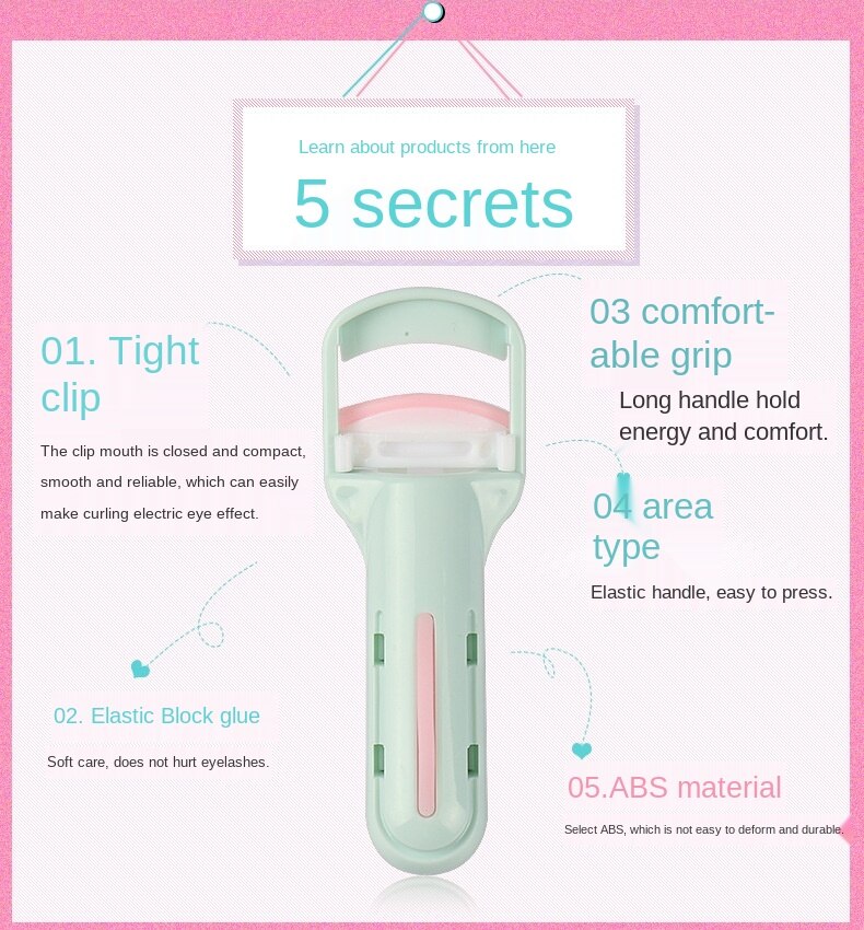 Dụng cụ kẹp mi bằng nhựa 3D kéo dài xoăn mi