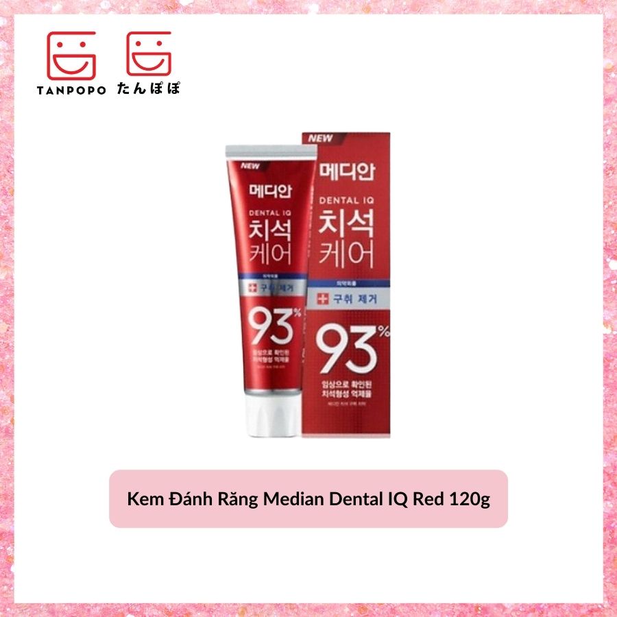 [Chính hãng] [Có sẵn] [Chính hãng] Kem Đánh Răng Median Dental IQ Red 120g