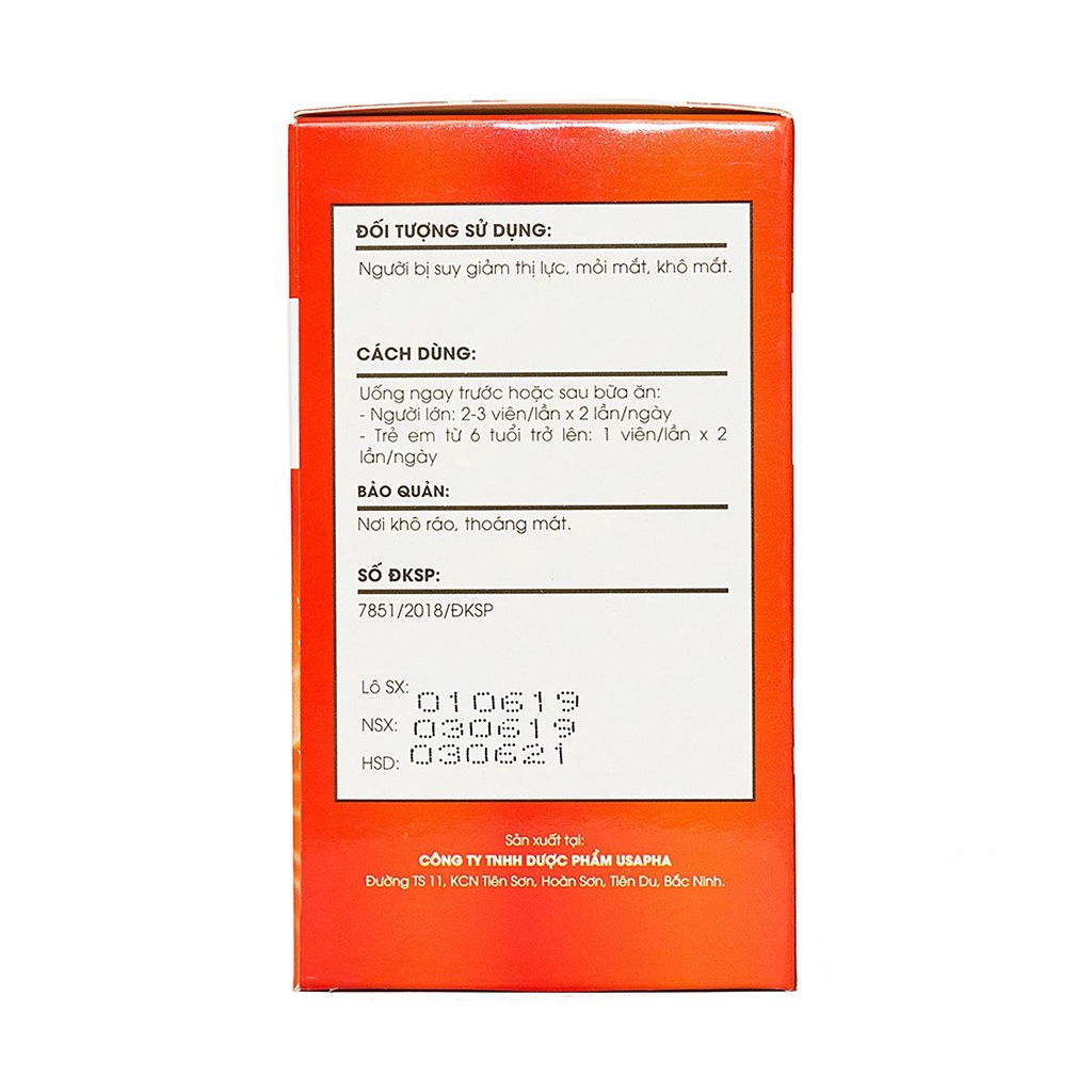 Dầu Gấc Tuệ Linh- HỘP 60 VIÊN- giúp sáng mắt đẹp da, tăng cường thị lực bảo vệ đôi mắt khỏe và sáng hơn