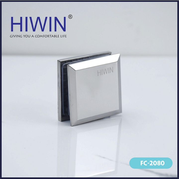 Bộ phụ kiện vách tắm kính kết cấu 135 độ chất liệu inox 304 mặt gương HIWIN