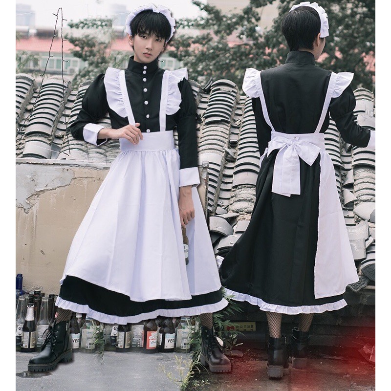 [ORDER] Bộ đồ maid cosplay cho nam