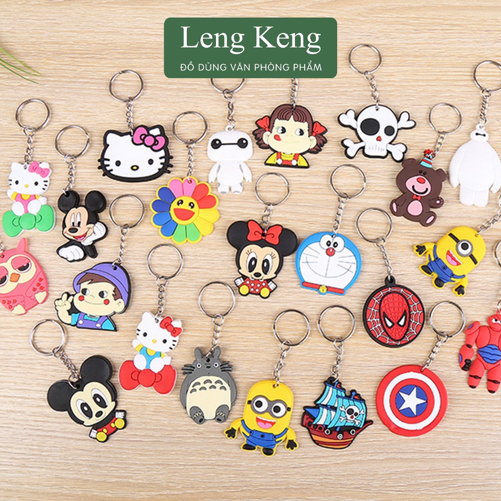 Móc chìa khóa văn phòng phẩm Leng Keng siêu cute MK09