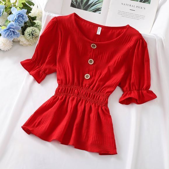 Áo BH tay ngắn thời trang Hàn Quốc 2021 xinh xắn cho nữ giới