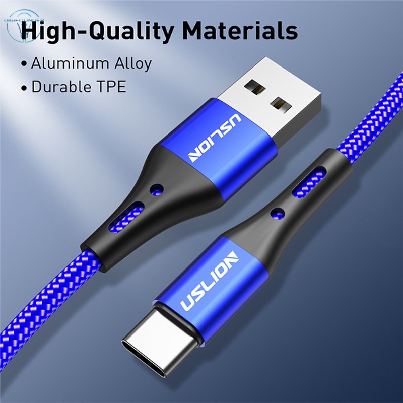 Dây Cáp Sạc Nhanh Usb Loại C 3.0 Cho Huawei Samsung Xiaomi