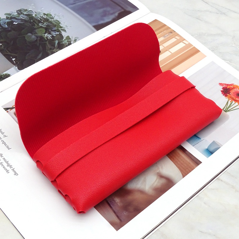 Túi Da Đựng Mắt Kính Bảo Vệ Cọ Trang Điểm Thời Trang Nhẹ Nhàng Cho Nam Và Nữ RYVN