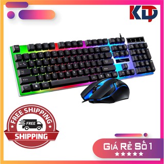 BÀN PHÍM CHUỘT LED 7 MÀU Chuyên GAME G21