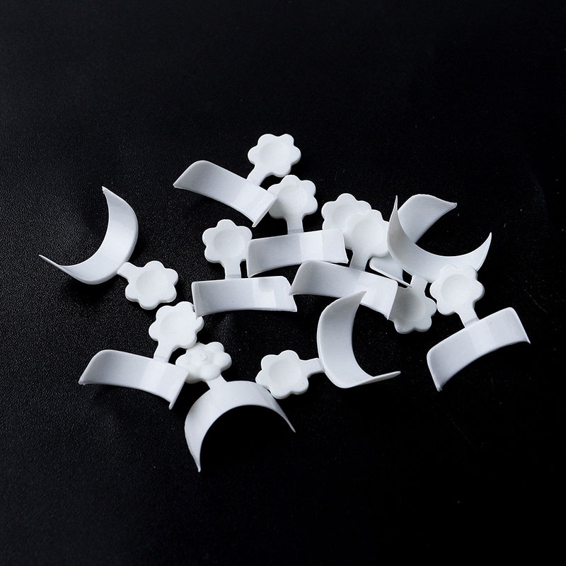 Set 100/500 móng tay giả MISSCHEERING họa tiết trăng lưỡi liềm thời trang tiện dụng