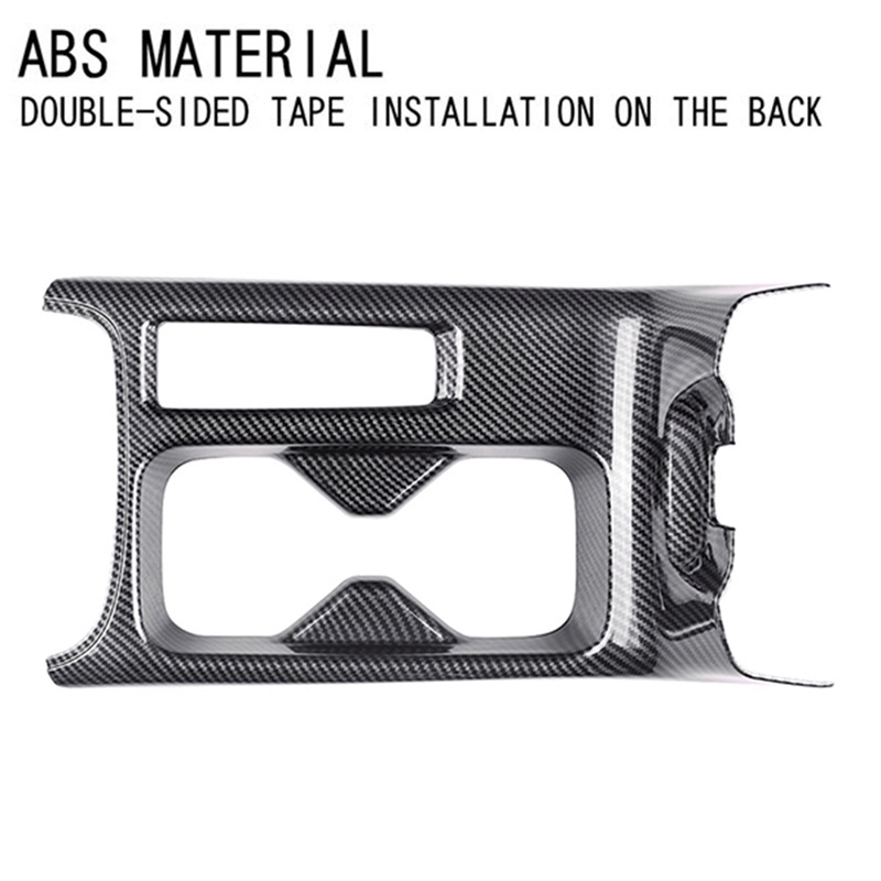Miếng Dán Trang Trí Giá Đỡ Cốc Nước Trên Xe Hơi Honda HRV HR-V Vezel 2021 2022 Bằng Sợi Carbon