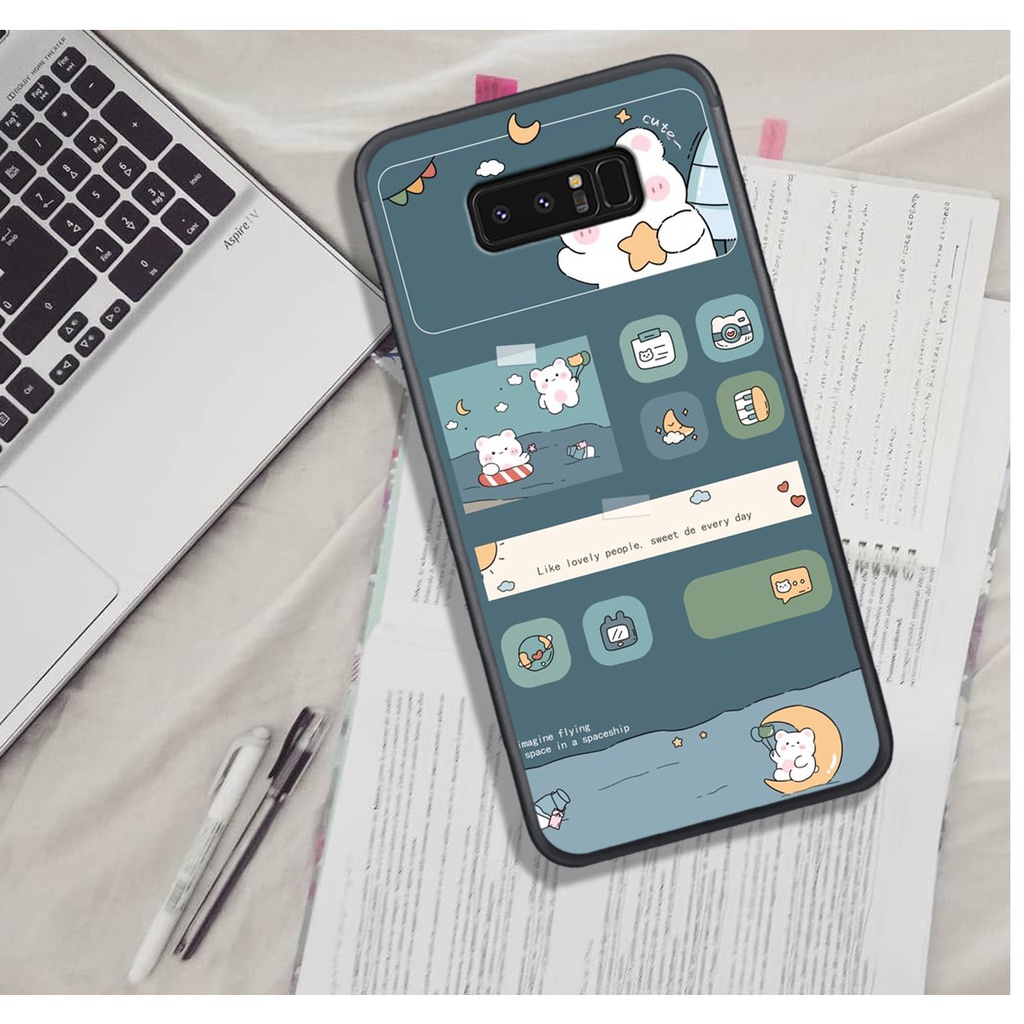 ỐP LƯNG SAM.SUNG NOTE 8/NOTE 9, IN HINH CHIBI PHI HÀNH GIA ĐÁNG YÊU, SIÊU CUTE.